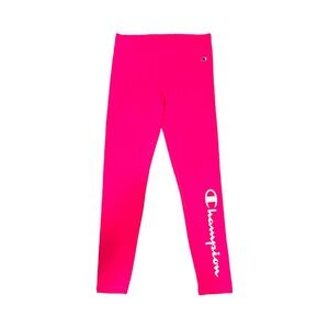 Champion Bright Pink Girls Leggings